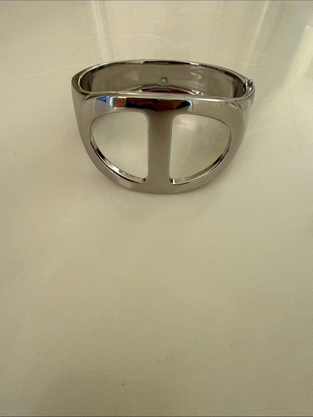 Silver cuff bracelet